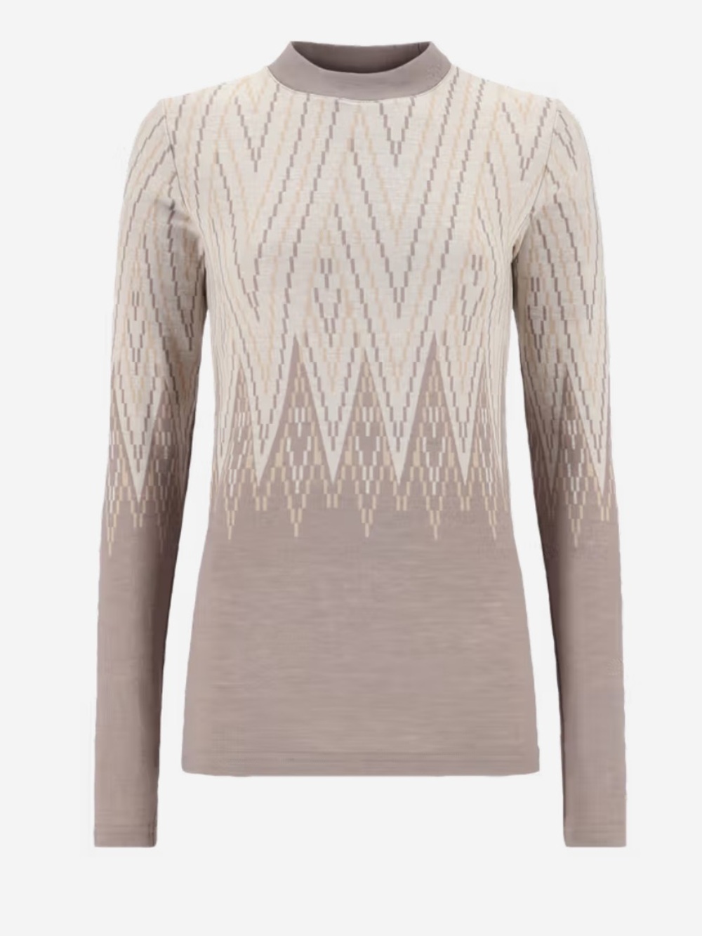 Kari Traa Julianne Wool Long Sleeve - Light Grey Size Medium